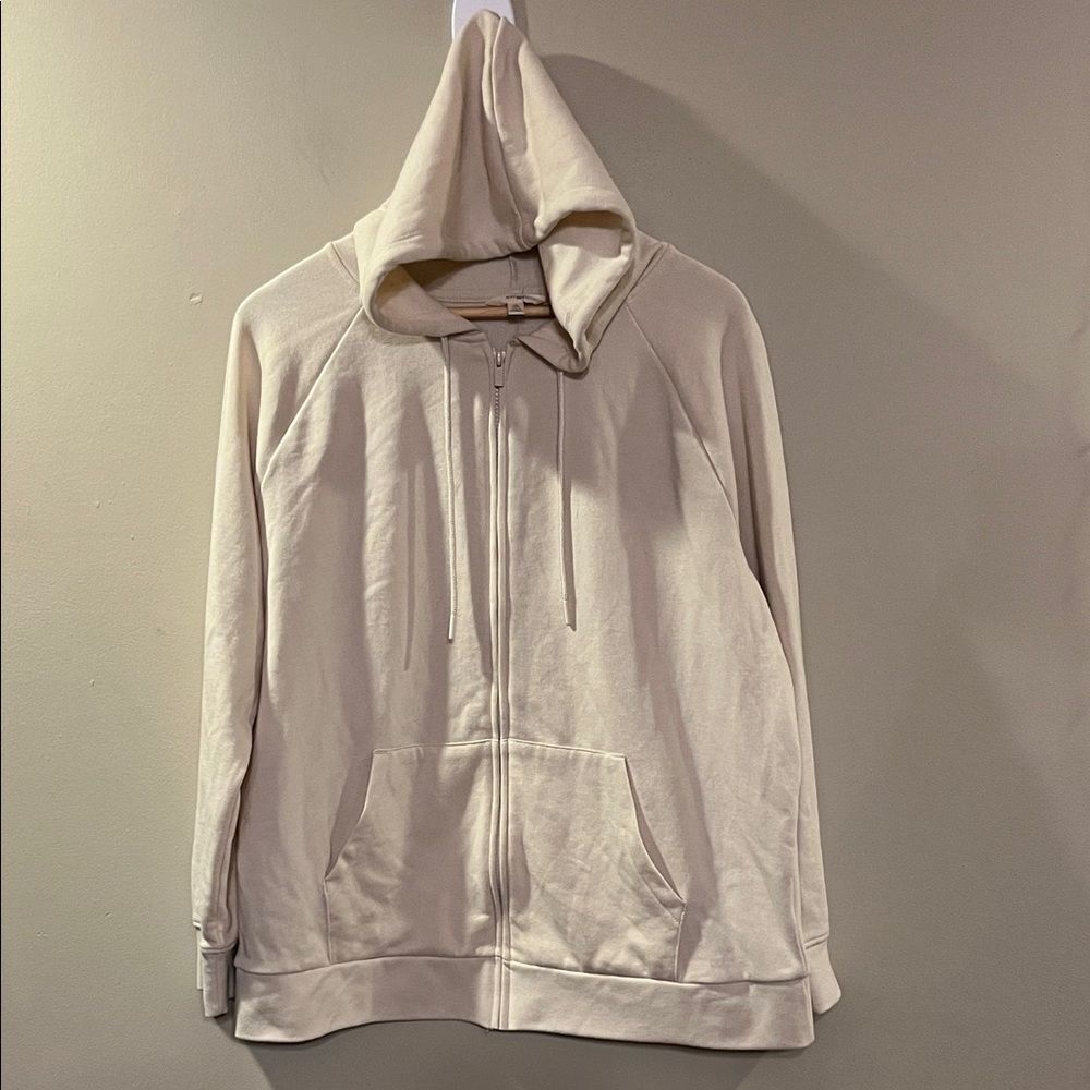 Terra & Sky Cream Zip-Up Hoodie